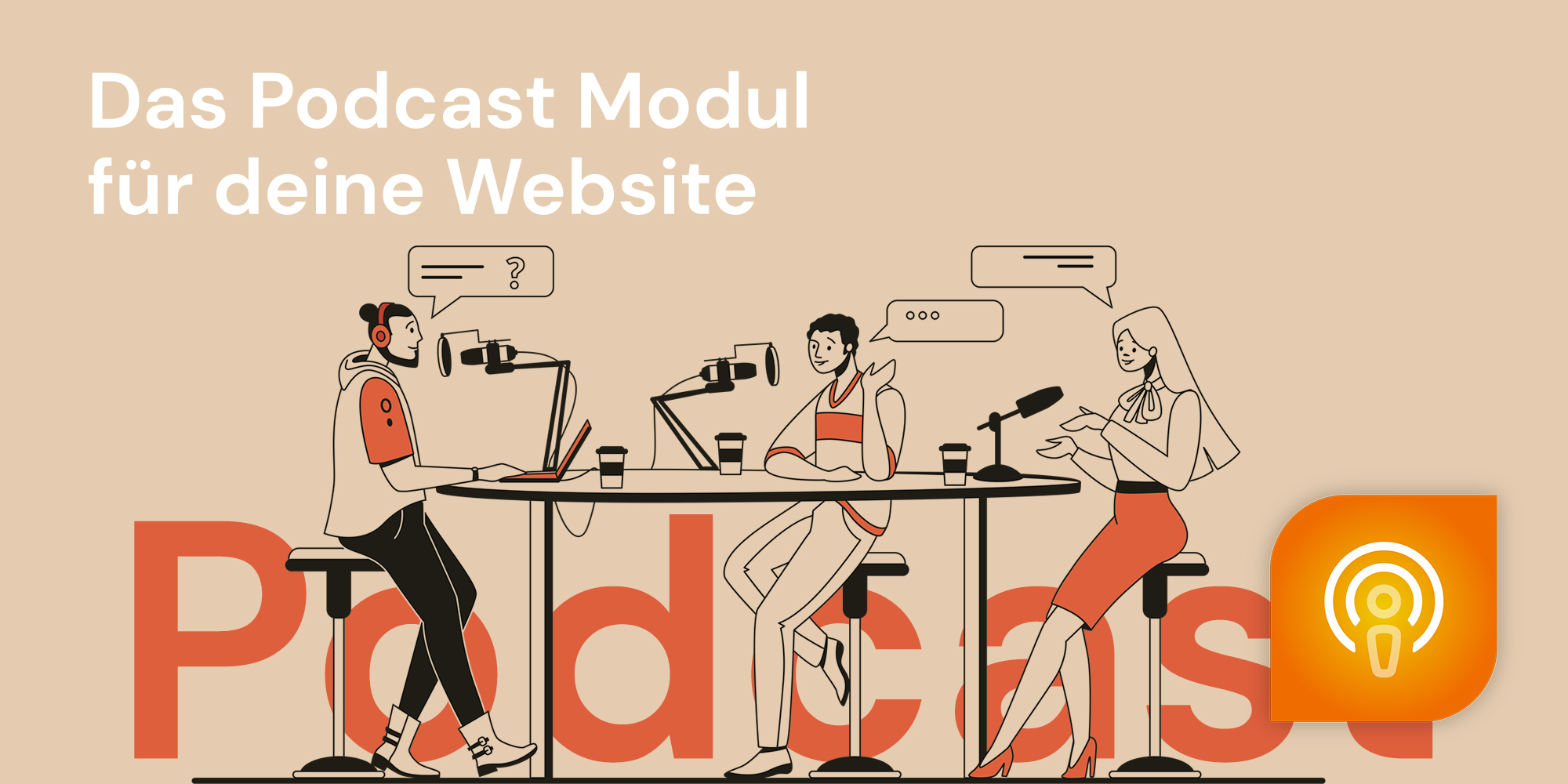 Deinen Podcast einfach über die eigenen Webseiten verwalten