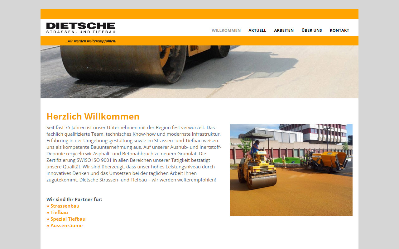 Neue Strassen im Web