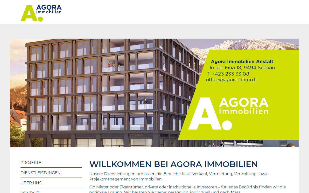 Agora Website online