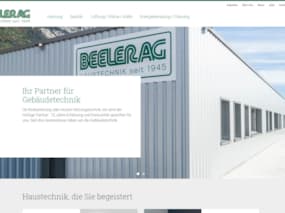 Neues Webdesign für Beeler Haustechnik AG