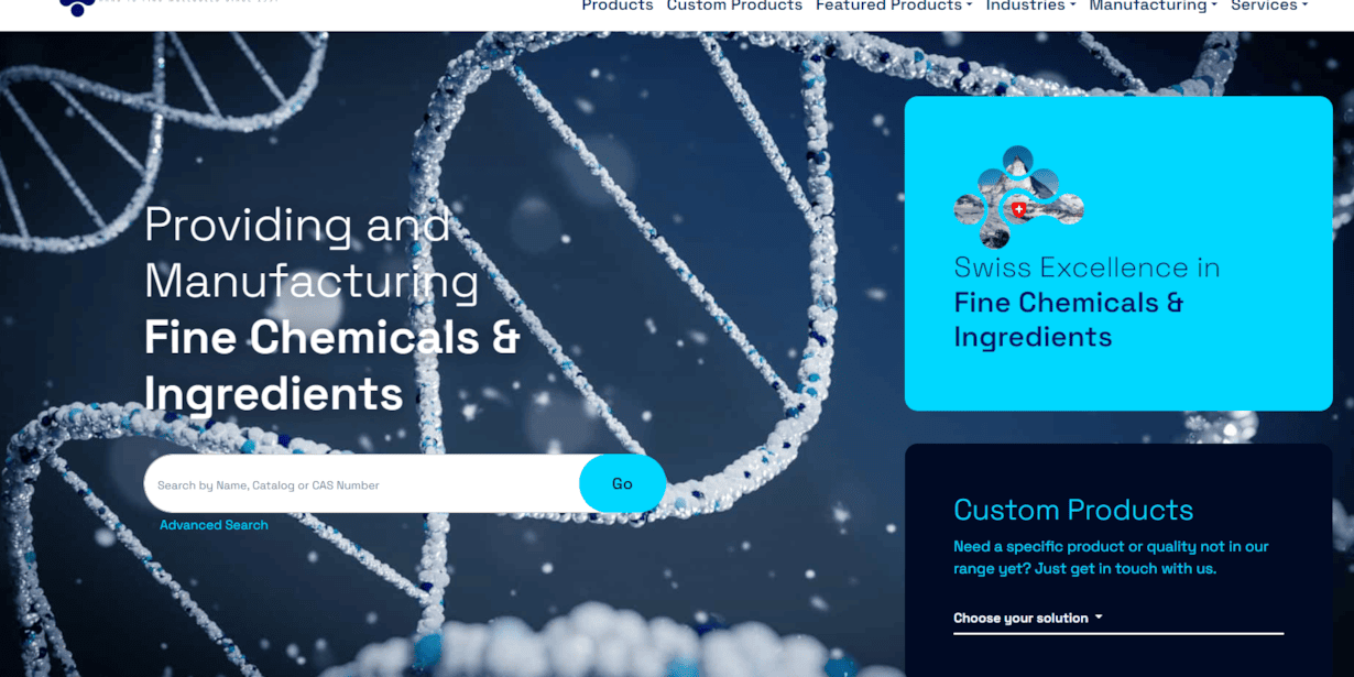 Neue Website für CM Fine Chemicals