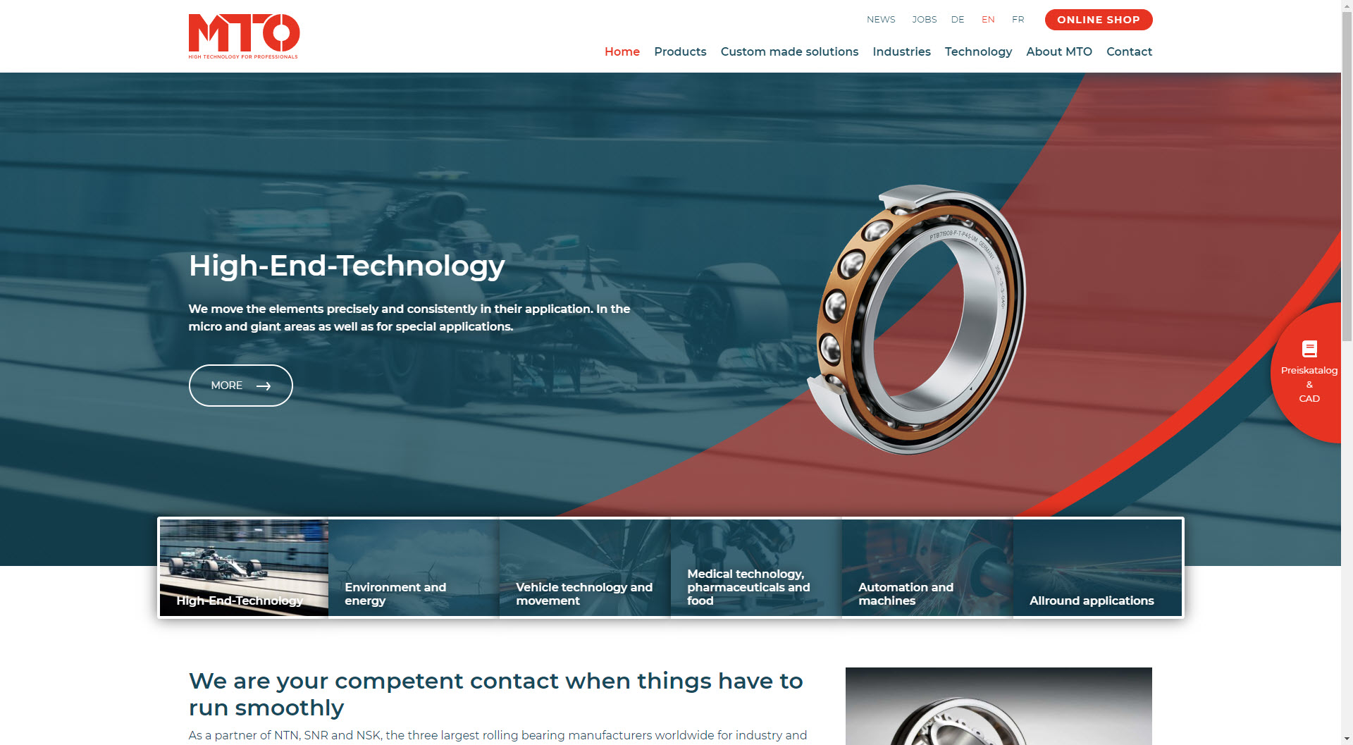 MTO & Co. AG mit neuer Website