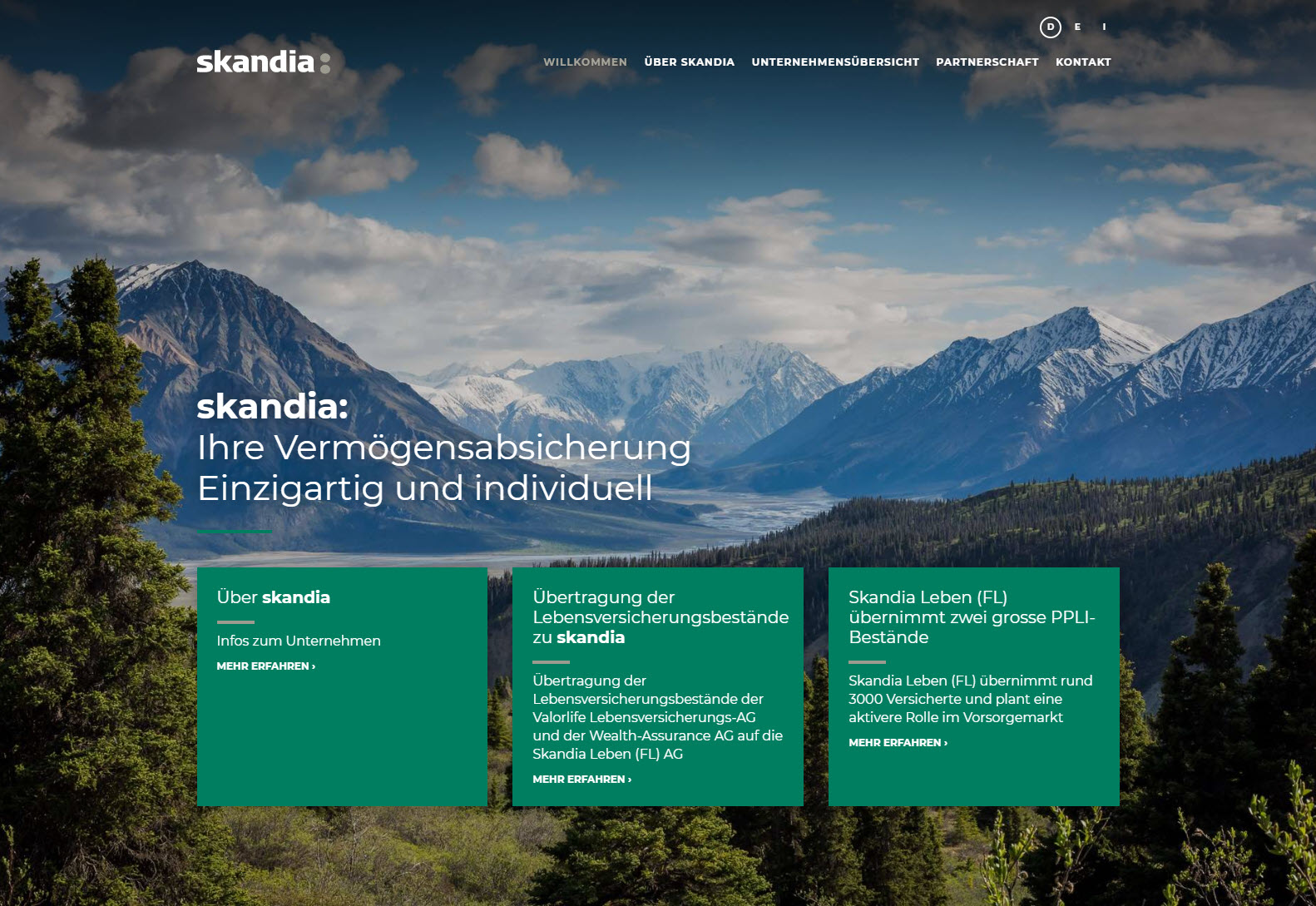 Skandia mit neuem Auftritt