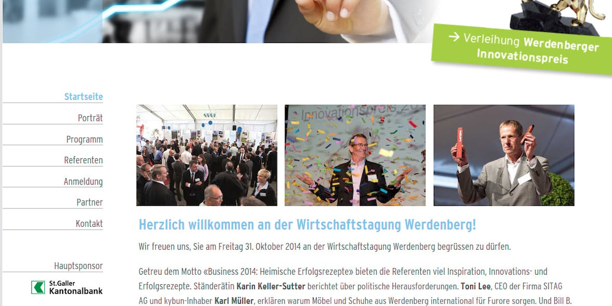 Wirtschaftstagung Werdenberg geht mit 2sic online