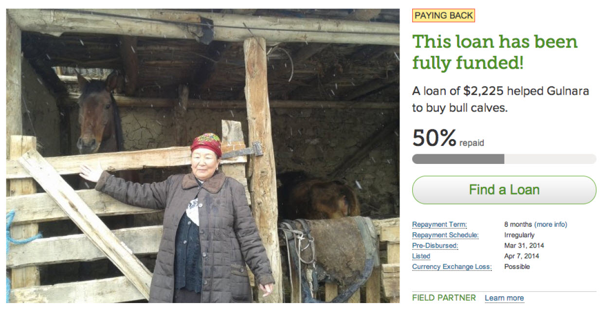 Kiva-Rückzahlung verläuft nach Plan