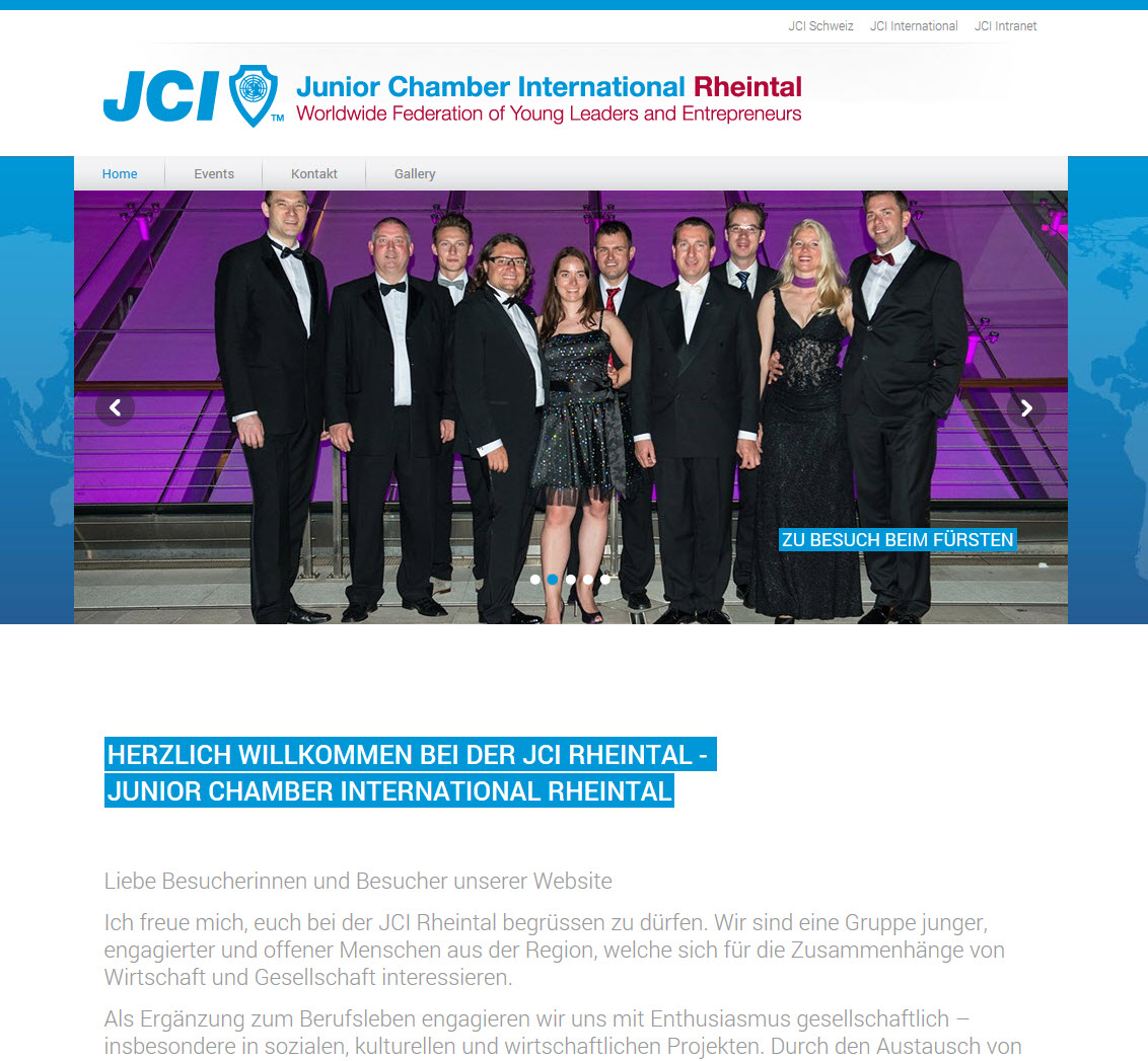 Jetzt auch JCI Rheintal mit neuer Website
