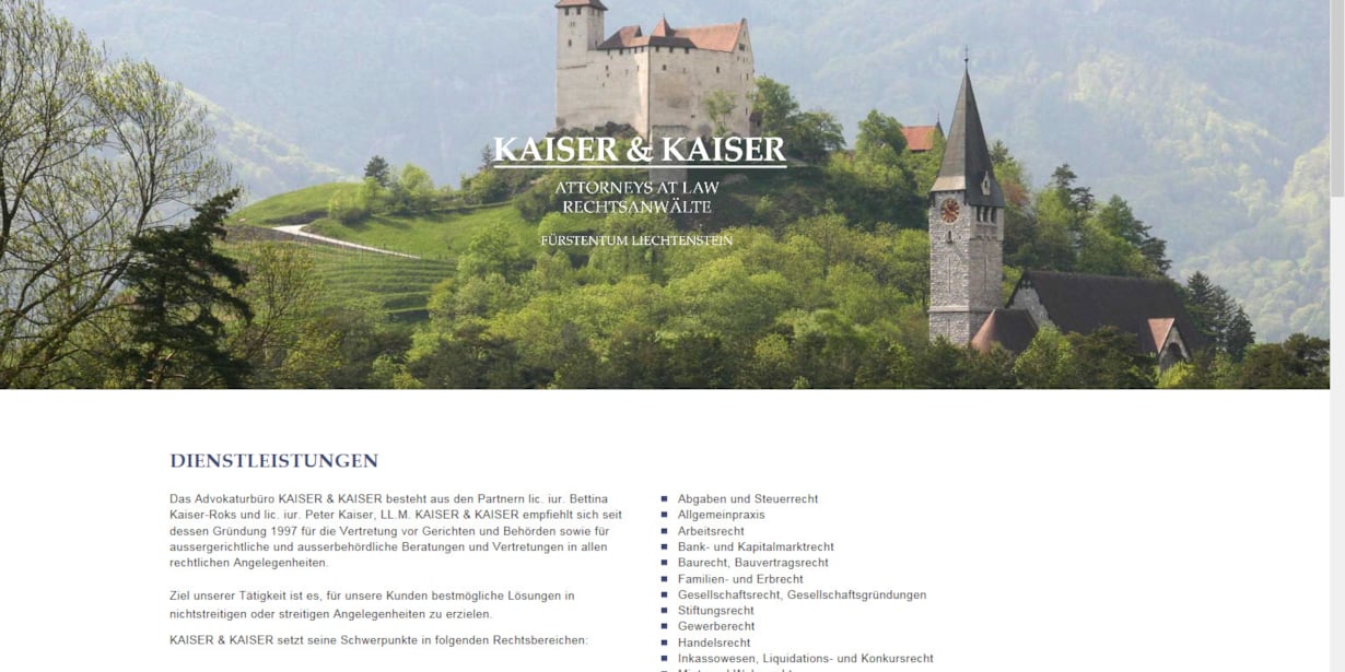 Neues Design und Upgrade für Kaiser Group