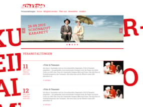 Altes Kino mit neuer Website