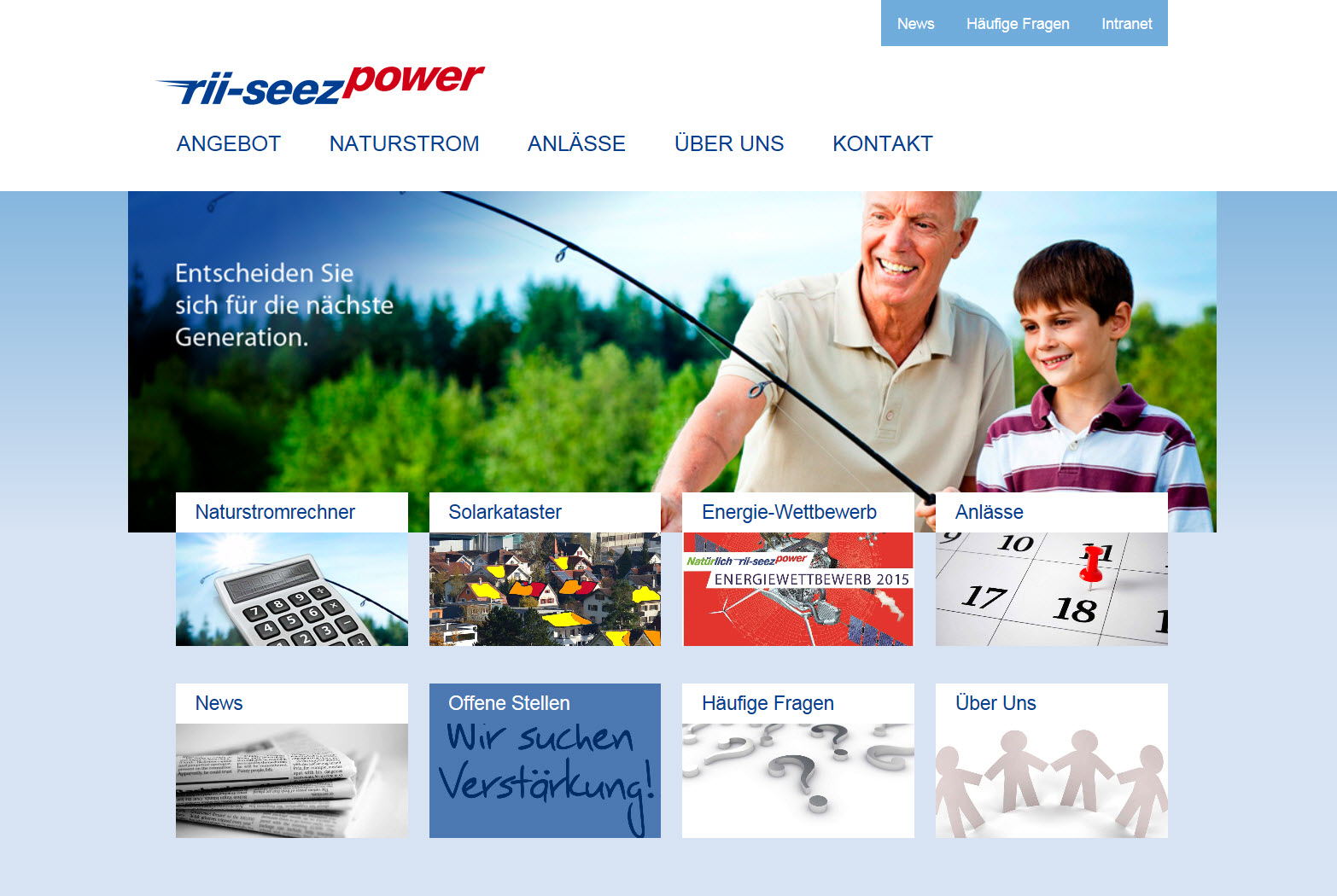 rii-seez power mit neuer Website online