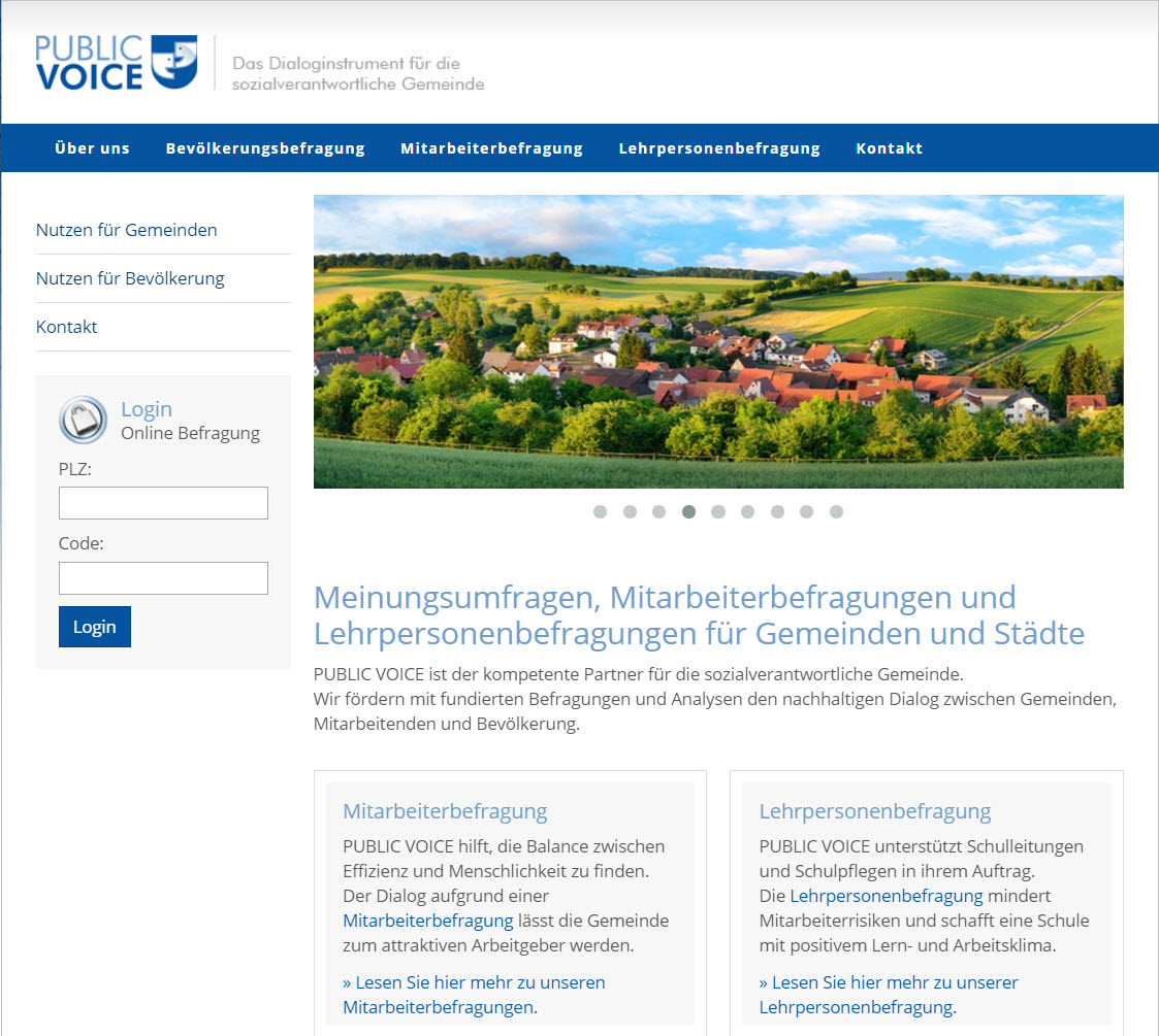 Public Voice fragt für Gemeinden