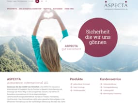 Aspecta Assurance mit neuer Website